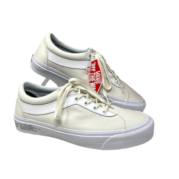 💖MEGA SALE💖Vans Bold Ni Women Marshmallow White Skateboarding   VN0A3WLPWP3 - Picture 4 of 11